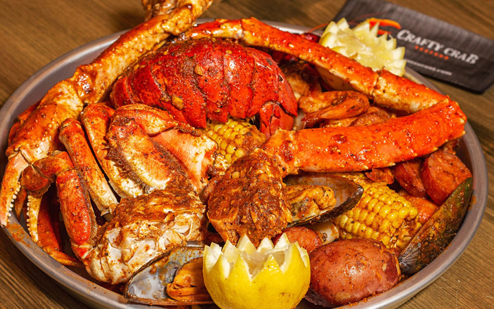 Crafty Crab Waldorf lobster plate